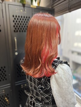 ヴァイス 渋谷店(VAICE) フェイスフレーミング　ブラウン×レッド