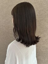 ビファインべクス(Befine becs)&nbsp;暗めグレージュのミディアムボブでこなれ感！