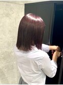 【Hono/STYLE藤沢】縮毛矯正&ツヤ暖色カラー