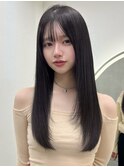 ミディアム/レイヤー/顔まわり/ワンカール/韓国風レイヤー