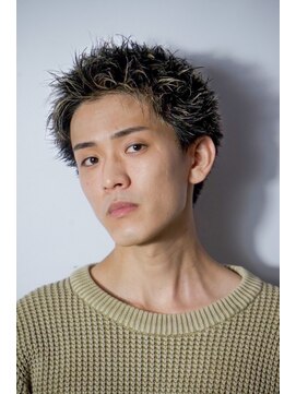 プレミアムバーバー 原宿店(PREMIUM BARBER produce by HIRO GINZA) ハイトーンスパイキーショート