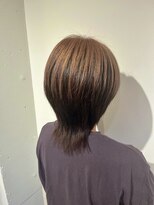 ヘアーポケット 恵比寿(hair pocket)&nbsp;デザインカラーウルフ/髪質改善/艶カラー/小顔カット/30代/40代