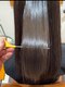 ヘア スペース メロウ(hair_mellow)の写真/縮毛矯正に最適なトリートメント選定するから、ダメージレスなのに毛先まで自然なストレートヘアが実現♪