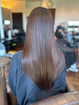 シェール(cher) 髪質改善/透明感カラー/ストレート【cher西宮北口:MAYA】