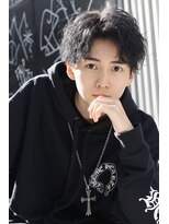 リップス 梅田ロフト(LIPPS) ブルーブラックツイストセンターパート