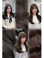 ハピネス 梅田茶屋町店(HAPPINESS) オリーブグレージュ 透明感カラー くすみベージュ 艶髪 髪質改善