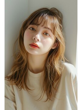 ルアナ(Luana) 顔まわりレイヤーハイトーンベージュ