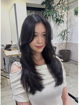 フィルムス 新宿(FILMS) ミニウルフレイヤーカット顔周り前髪韓国ショートボブ/新宿