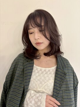 マッシュ グランバーズ 布施(MASHU GRANDVASE) 【東大阪布施】ラベンダーグレージュで柔らか暗髪カラー