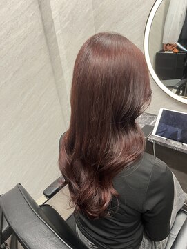 冬のカシスピンク