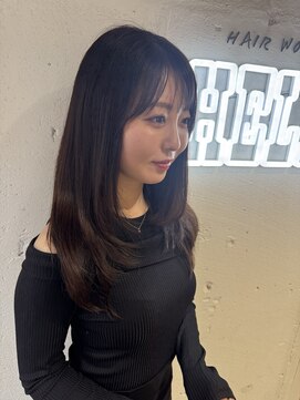 ヘアーワークス ヘルム 渋谷店(HAIR WORKS HELM) 【 HELM】ストレートで可愛いレイヤーカット☆