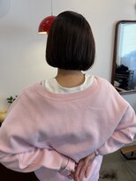 エヌヨンブンノイチ 茅ヶ崎(n1/4)&nbsp;30代40代ミニボブレイヤー丸みボブ前髪ありボブ顔周りレイヤー