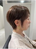 タイトな襟足で叶う大人ショートヘア♪30代/40代　人気☆