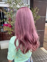 アース コアフュールボーテ 諏訪店(EARTH coiffure beaute)&nbsp;ピンクグレージュダブルカラーエクステ
