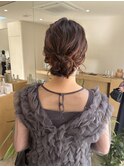 参列ヘアセット