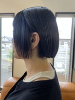 コレットヘア(Colette hair)&nbsp;【miyu】酸性ストレート×ブルーカラー