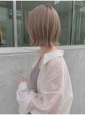 ワンホンレイヤー/ミルクティーブロンド/ダークブルー/吉祥寺