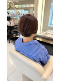 大人上品コンパクトミニマムショートボブ。