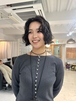 フォンセ(fonce)&nbsp;ボブのカーリーパーマ/ドライパーマ