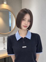 フォト 新宿三丁目(foto)&nbsp;髪質改善縮毛矯正地毛風ストレート切りっぱなしボブ