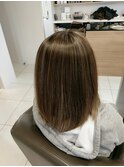 外国人風アッシュブロンドハイライト