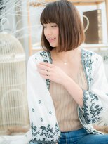 モッズヘア 上尾西口店(mod's hair)&nbsp;甘辛MIX★リッチミディヘーゼルブラウンミニマルボブa