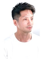 メリケンバーバーショップ コウベ(MERICAN BARBERSHOP KOBE)&nbsp;ビジネスくせ毛風パーマソフトツーブロック#m671