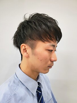 エイムヘアメイク 舟入店 パーマ風ショートレイヤー