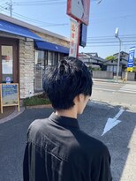 ニュー東京エクセレントヘアー カラー ツーブロック 前下がり