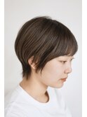 似合わせカットイメチェン/ショートウルフ/グレージュカラー
