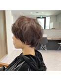 40代からの骨格補正ショート☆美シルエット