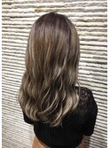 グレージュ×ハイライト ブリーチありver.(川口・西川口)