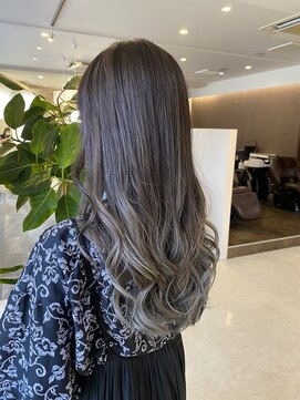 グランドール(Grandoll) バレイヤージュ×ガーネットグレージュ