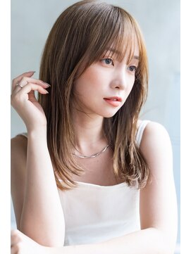 リベルテ(LIBERTE) Liberte銀座 大人可愛い小顔レイヤー×プラチナグレージュ