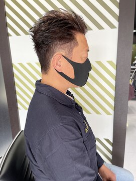 バーバーバー 都賀(BARBER-BAR) レイヤーブロックカット