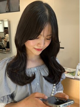 ベレーザシェルト(Beleza scelto) 4803髪質改善グレージュカラーレイヤーロング韓国ワンホンヘア