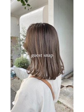 シエル(Ciel) 【ciel】切りっぱなし×たっぷりハイライト