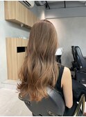アッシュベージュ_グラデーション_レトロガーリー
