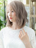 カバーヘア ブリス 大宮西口(COVER HAIR bliss) ■外国人風ハイトーンカラーエアリーミディ307大宮10代20代30代