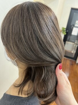 ネックス 表参道本店(nex) 【nex 表参道】白髪ぼかし ハイライト ナチュラル 大人ヘア 齋藤