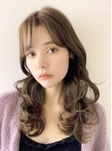 大人フェミニンセミロングlayer