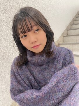 メイカ(MEIKA) ”重ためレイヤー×ヴァイオレットブラウン” なかもと はな