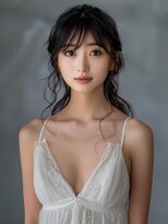 アルトリスト(Altruist Aging×HAIR&SPA)&nbsp;☆オリーブグレーココアベージュ小顔クラゲヘアー/黒髪/着物ボブ