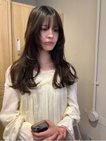 ローレンジウ(LOREN JU)&nbsp;透明感髪質改善ベージュダブルカラーミルクティーグレージュ