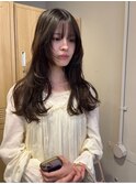 透明感髪質改善ベージュダブルカラーミルクティーグレージュ