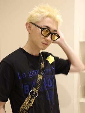 ネロ ヘアサロン ネイビー 渋谷(NERO HAIRSALON NAVY) 【田中春佳】ブリーチ　×   メンズショート