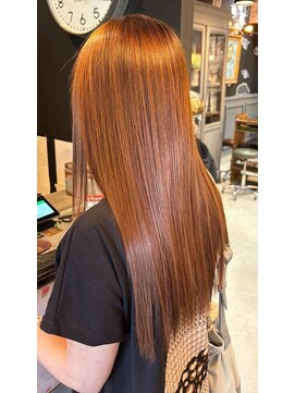 アンティカザサロン(antiqua THE SALON) ピンクベージュ系カラー