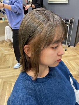 アルター(aL ter) 【ボブ×デザインカラー】黒髪/小顔/ワンレン/鎌取/林愛華