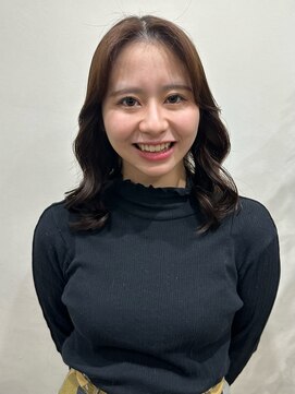 アミー 駒澤(Ammy komazawa) #切りっぱなしボブ #前下りボブ #顔周りレイヤー #小顔カット