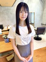 エフ(f)&nbsp;髪質改善 天使のストレート×暗髪ロング